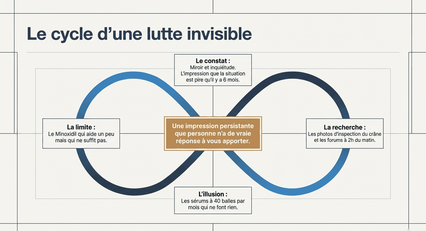 Le cycle d'une lutte invisible